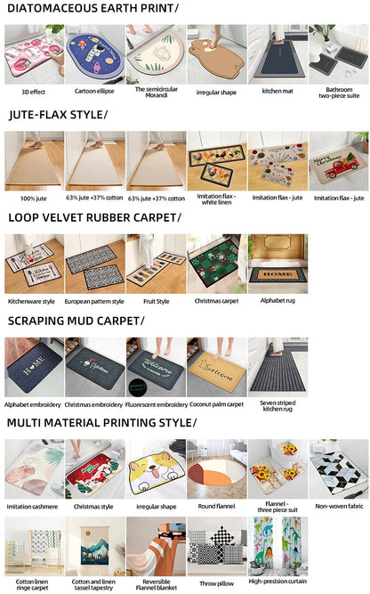 Quick-Dry Cartoon Mat - BeeTrendyShop.COM