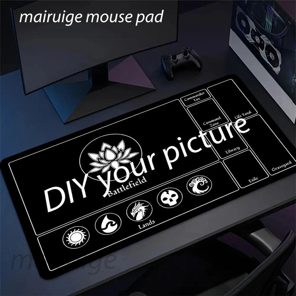 Customizable MTG Playmat – DIY Anime-Themed Rubber Gaming Mat for TCG & CCG Card Games | 35x60cm