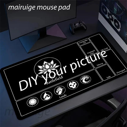 Customizable MTG Playmat – DIY Anime-Themed Rubber Gaming Mat for TCG & CCG Card Games | 35x60cm