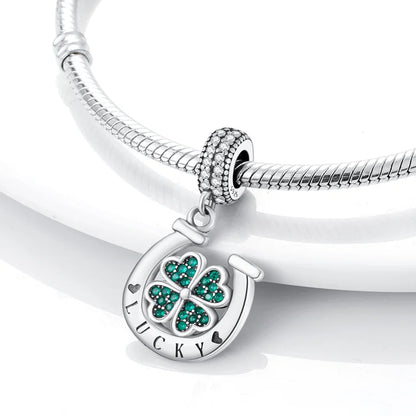 925 Sterling Silver Love Heart Family Charm Bead – DIY Jewelry Gift for Women
