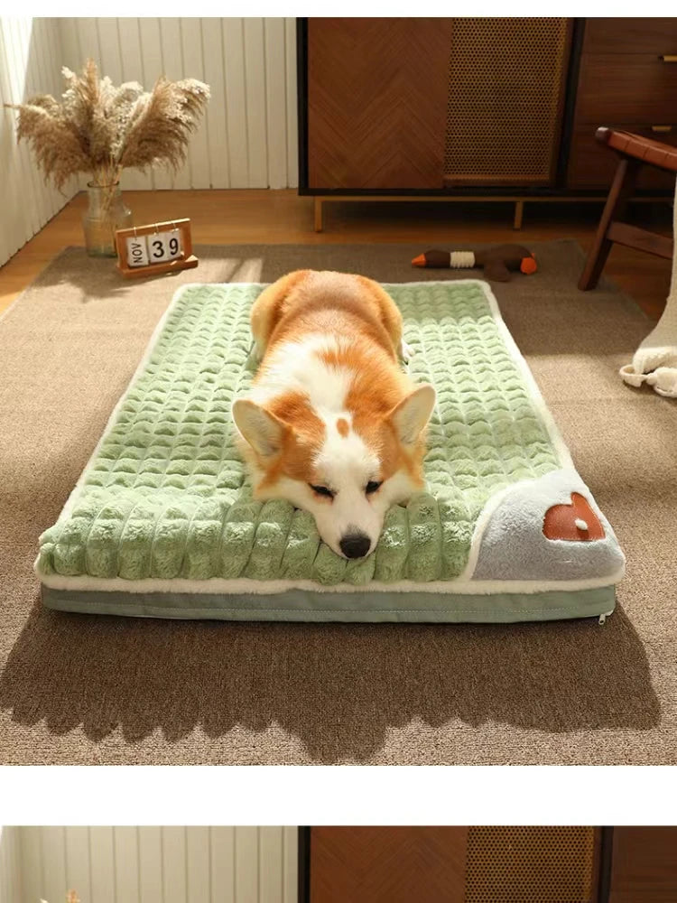 Orthopedic Memory Foam Dog Bed - Machine Washable for All-Size Dogs & Cats