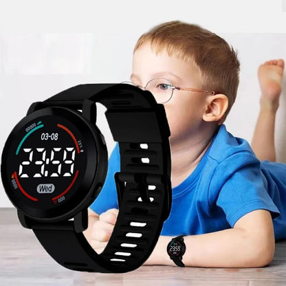 Children's Watches Fashion Digital Watches for Kids Waterproof Sport LED Electronic Wristwatch Simple Boys Girls Student Clock - BeeTrendyShop.COM
