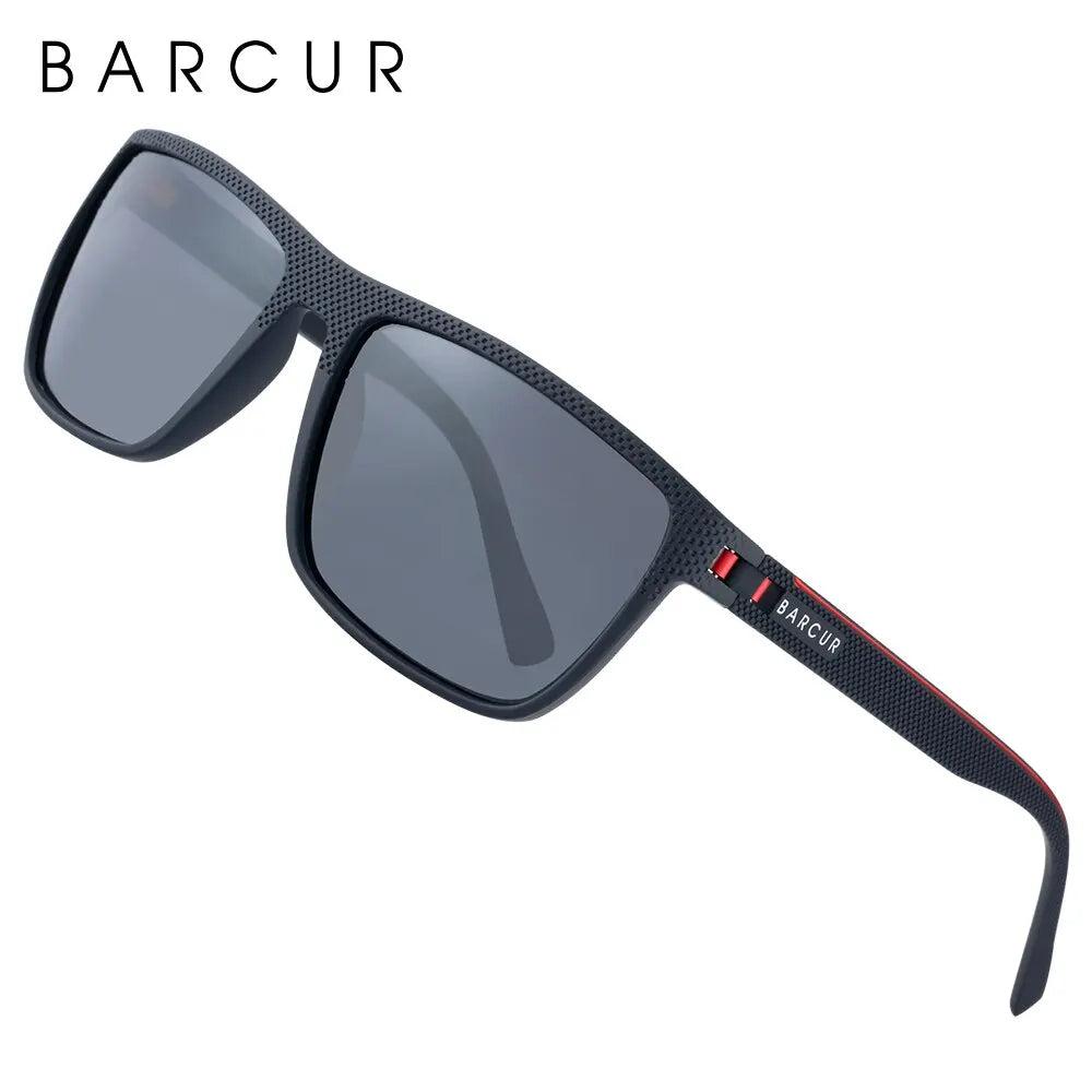 BARCUR TR90 Sports Sunglasses – Polarized Lightweight UV400 for Men