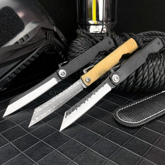 Higonokami Japanese Forged Steel Folding Knife Sharp Outdoor Pocket Survival Camping Knife Defensive Cutting Hunting EDC Tool