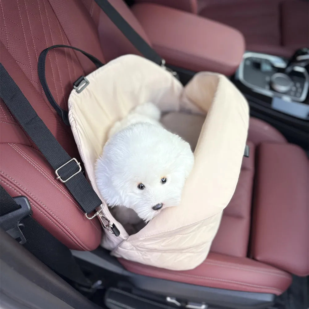 Pet Travel Carrier – Car Seat Bag for Cats & Dogs | Nylon Shoulder Handbag