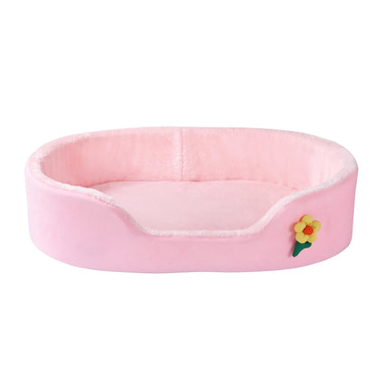 All-Season Plush Pet Bed - Windproof, Elastic Kennel Mat for Dogs & Cats - BeeTrendyShop.COM