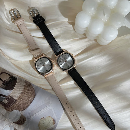Simple Retro Exam Watch Female Student Art School Style Fashion Leather Band Wristwatch for Women Reloj Mujer Dropshipping - BeeTrendyShop.COM