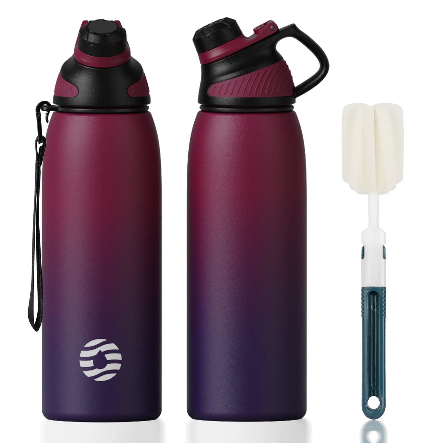 FJbottle 1000ML Stainless Steel Outdoor Tumbler – Vacuum Flask for Cold Sports