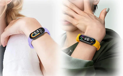 Silicone Sport Watchband for Xiaomi Mi Band 8 & 9 NFC – Waterproof Replacement Strap