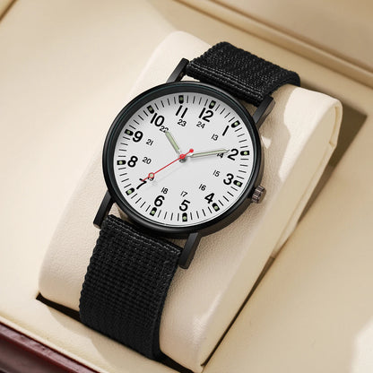 Men Watches Casual Nylon Band Sports Watch Anlog Quartz Military Wristwatches Relogio Masculino Reloj Hombre - BeeTrendyShop.COM