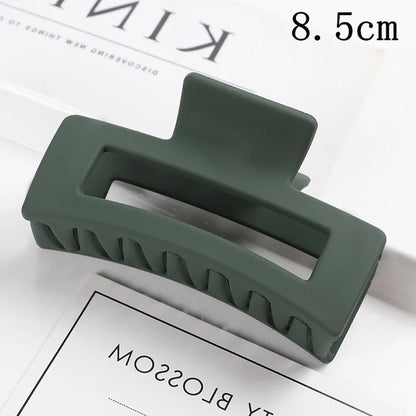 Korean Large Plastic Hair Claw Clip – Fashion Crab Barrette for Women & Girls