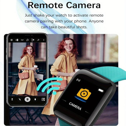 Smartwatch – Message Alerts, Fitness Monitor, Smart Bracelet, Birthday Gift for Men & Women
