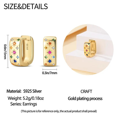 Pandach 925 Silver Pearl Bee Star Moon Stud Earrings – Trending Fashion Jewelry for Women