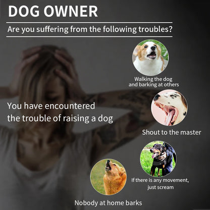 Smart Anti-Bark Dog Collar – HD Display, IP67 Waterproof, Rechargeable with 3 Training Modes