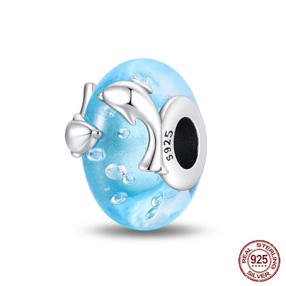 925 Sterling Silver Chameleon Luminous Butterfly Charm Bead – DIY Jewelry