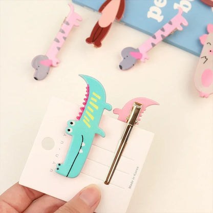 Kawaii Cartoon Hair Side Clips – Cute Claw Hairpin for Girls, Women & Kids (2Pcs)