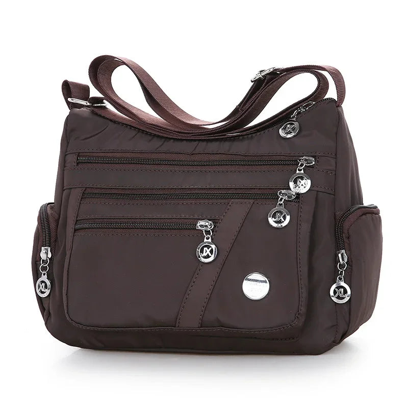 Women's casual large capacity crossbody bag, multifunctional waterproof shoulder bag, shopping handbag - BeeTrendyShop.COM