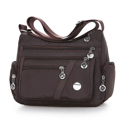 Women's casual large capacity crossbody bag, multifunctional waterproof shoulder bag, shopping handbag - BeeTrendyShop.COM