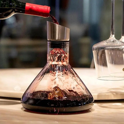 Iceberg Whisky Decanter – 1500ml Lead-Free Crystal Wine Carafe with Aerator