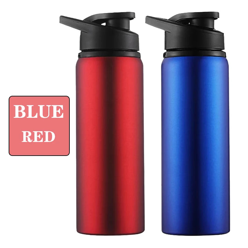 Metal Aluminum Water Bottle 700ml – Leakproof Reusable Sports Bottle for Cycling, Hiking & Gym