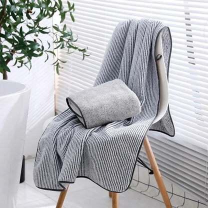 1PCS Thickened Bath Towels for The Body Microfiber Towel for Gym Sports Shower Robe for Spa Beath Home - BeeTrendyShop.COM