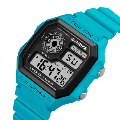 SYNOKE Multifunctional Digital Sport Watch Men Camouflage Waterproof Mens Wristwatches Fashion Retro Male Watches reloj hombre - BeeTrendyShop.COM