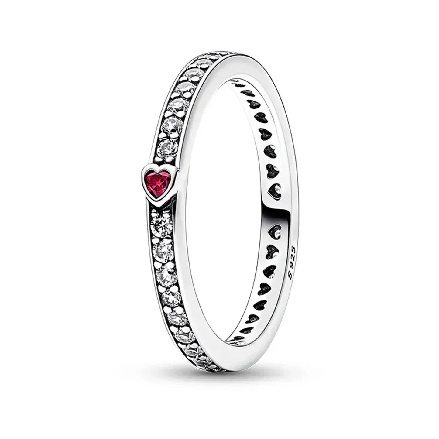 New Ring Original 925 Sterling Ring Heart Bow Sun Moon Star Flower Crown For Women Mother's Day Valentine's Day Gift DIY Jewelry