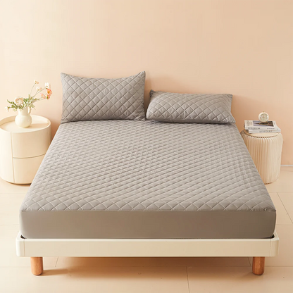 1pc 3D Air Fabric Thick Mattress Cover, 100% Waterproof Mattress Protector, Soft and Breathable Fitted Bed Sheet (No Pillowcase) - BeeTrendyShop.COM