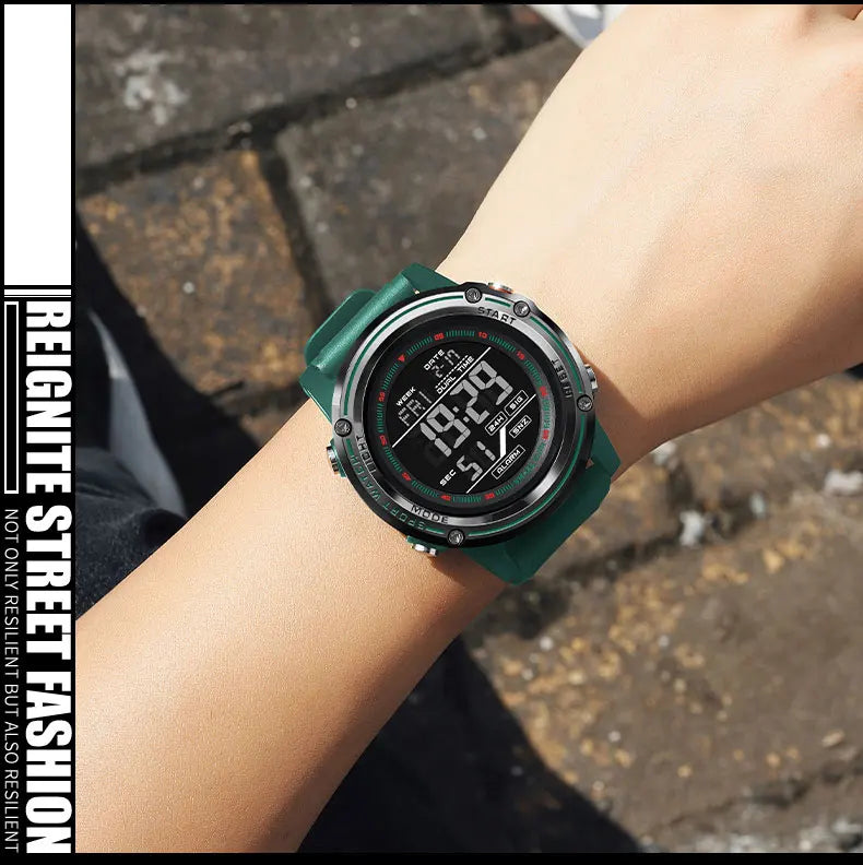 Digital Watches for Men  50m Waterproof  Sports Watches LED Big Dail Display Digital Stopwatch 8125 LED Watch Men's Wristwatches