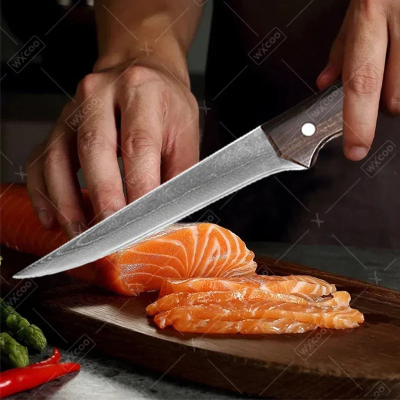 Handmade Forged Kitchen Knife Set – Multifunctional Chef Knives with Bottle Opener