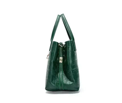 CH Large Capacity Handbag Luxury Brand Temperament Letter Print with Lock Design 2025 Trendy Women's Crossbody Bag - BeeTrendyShop.COM