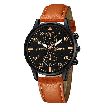 Watches for Men Reloj Hombre Fashion Retro Business Hand Watch Leather Watches Quartz Wristwatch Clock Gift Relogios Masculino - BeeTrendyShop.COM
