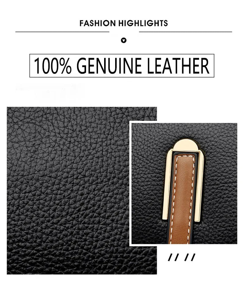 Women's Messenger Bag Women's Shoulder Bag Handbag Designer Cowhide Flap Bag Luxury Crossbody Bag For Women