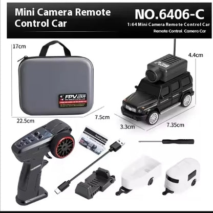 WLtoys 6401 Mini RC Car 1:64 with 720P FPV Camera | WiFi App Control | 2.4G Remote