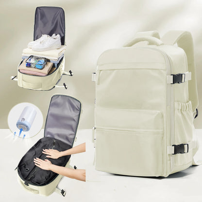 Vacuum Compression Backpack Travel Bag for Men – Space-Saving & Lightweight