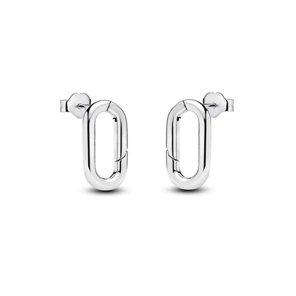 925 Sterling Silver Sparkling Hoop Earrings – Moon Pearl Heart Crystal Jewelry for Women