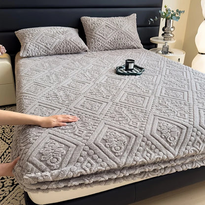 Summer Cool Feeling Mattress Cover – Cooling Pad Mat with Elastic Band for Single, Double & Queen Beds
