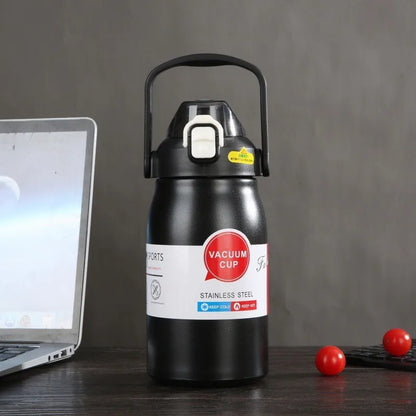 1500ML Stainless Steel Thermo Bottle – Large Capacity Portable Thermal Tumbler