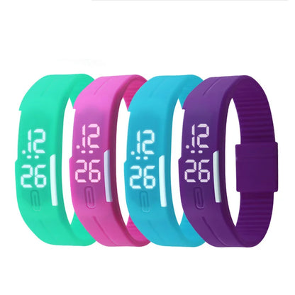 Sport Digital Children Watches Women Hot Silicone Strap LED Display Kids Watch Girls Boys Wristwatch Man Clock  Reloj de hombre - BeeTrendyShop.COM