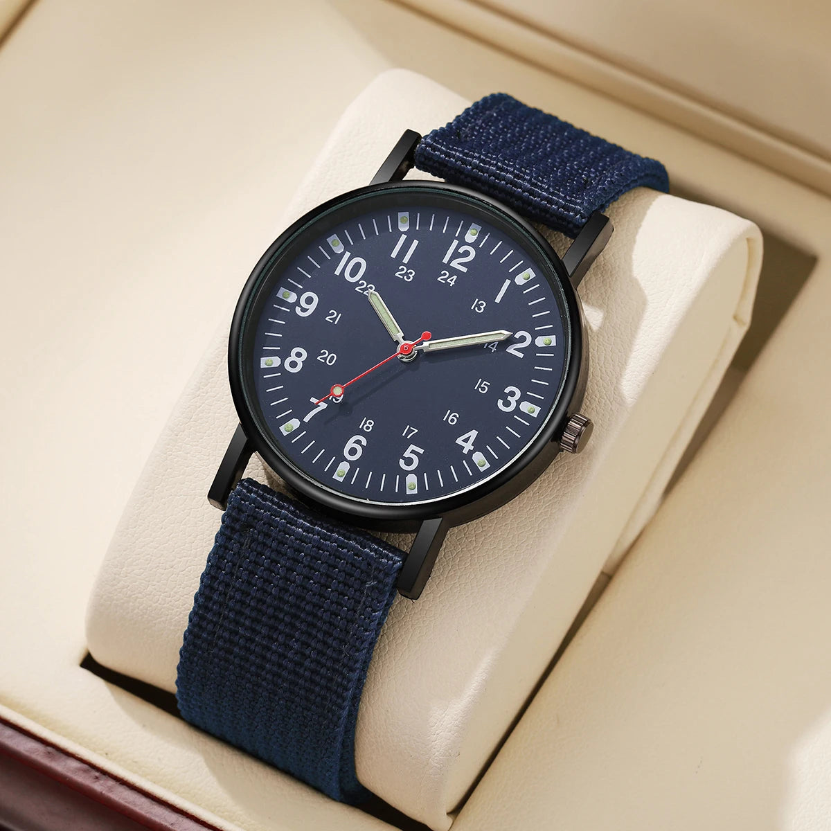 Men Watches Casual Nylon Band Sports Watch Anlog Quartz Military Wristwatches Relogio Masculino Reloj Hombre - BeeTrendyShop.COM