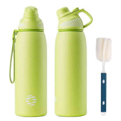FJbottle 1000ML Stainless Steel Outdoor Tumbler – Vacuum Flask for Cold Sports