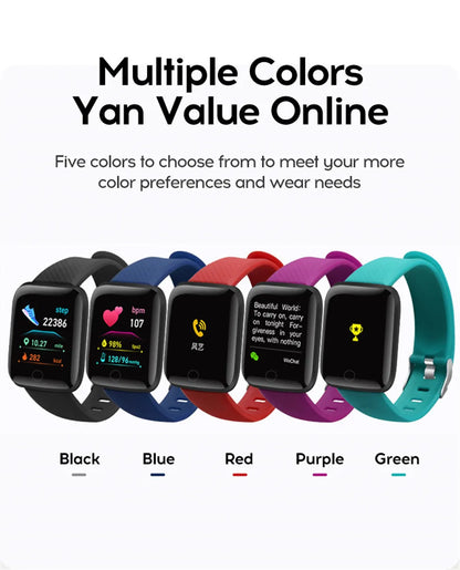 Smartwatch – Message Alerts, Fitness Monitor, Smart Bracelet, Birthday Gift for Men & Women