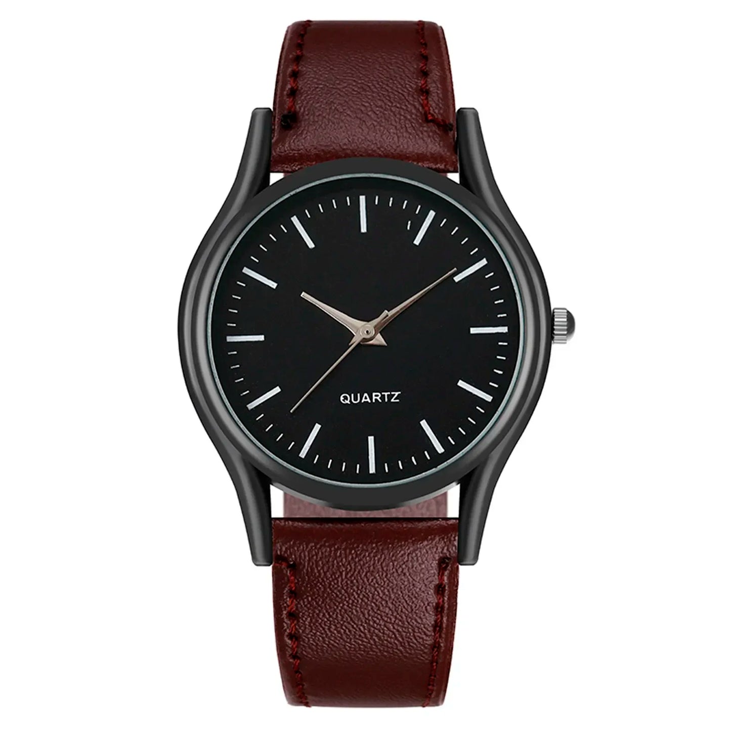 2024 New Couples Watches Leather Strap Minimalist Fashion Quartz Wristwatches Multiple Colors for Loved Ones Gift parejas reloj