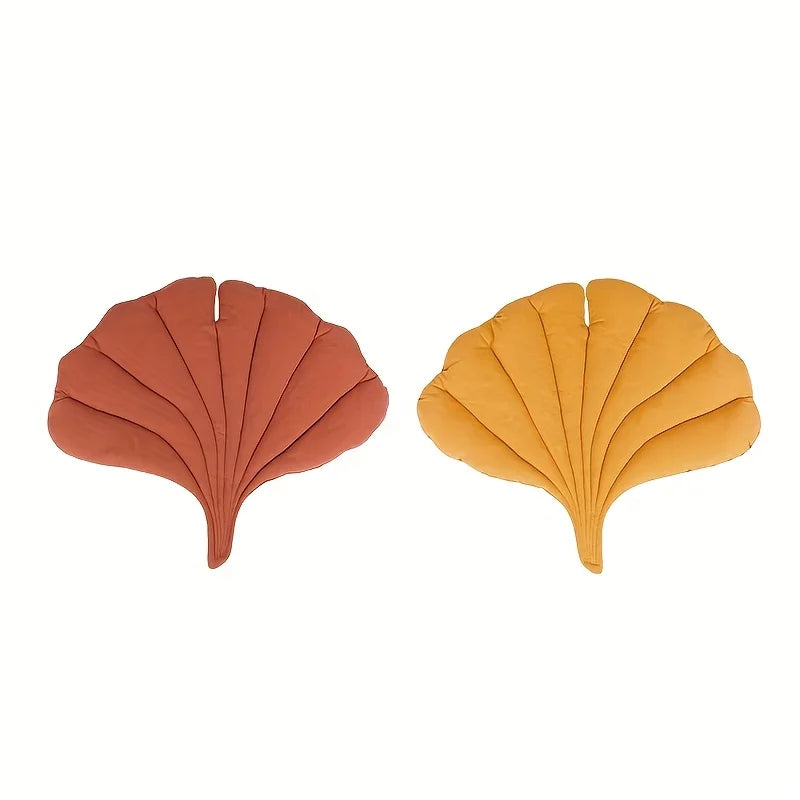Leaf-Shaped Pet Bed - Chew-Resistant, Washable Mat for Cats & Dogs