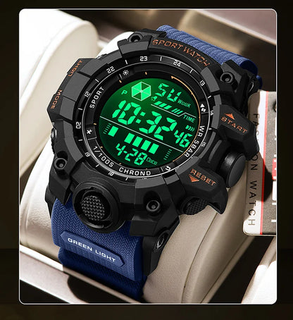 SANDA 6229 Digital Watches for Men Waterproof Luminous Outdoor Sports Watch Fashion Clock Simple Multifunction Male Wristwatch - BeeTrendyShop.COM