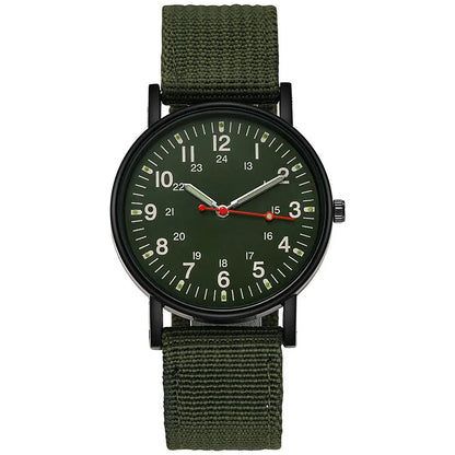 Men Watches Casual Nylon Band Sports Watch Anlog Quartz Military Wristwatches Relogio Masculino Reloj Hombre - BeeTrendyShop.COM