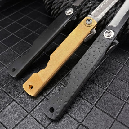 Higonokami Japanese Forged Steel Folding Knife – Outdoor Pocket Survival & EDC Tool