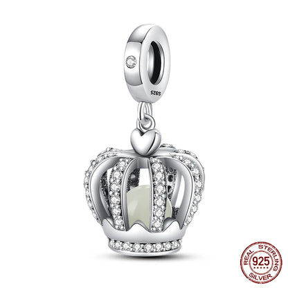 925 Sterling Silver Chameleon Luminous Butterfly Charm Bead – DIY Jewelry
