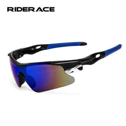 RIDERACE Cycling Sunglasses – UV400 Road & MTB Bike Protection Goggles Unisex