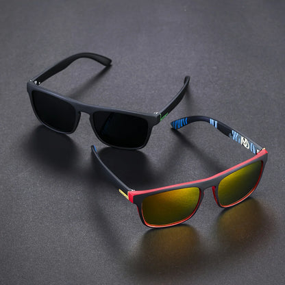 2-Pack Square Polarized Sunglasses – Anti-Glare UV400 for Travel & Driving